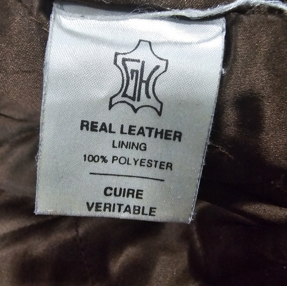 Golden Hawk Men Vintage Leather Jacket - Picture 10 of 10